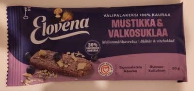 Mustikka & Valkosuklaa Välipalakeksi