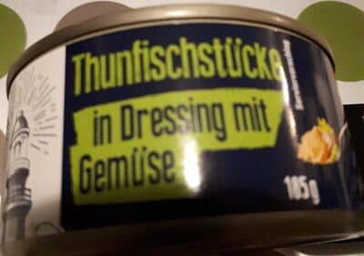 Thunfisch in Dressing Mit Gemüse