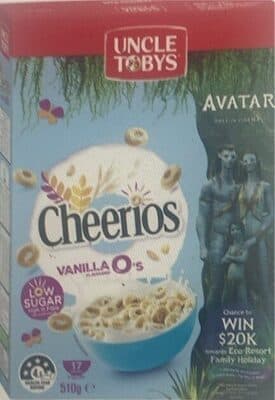 Uncle Tobys Cheerios Vanilla O’S Low Sugar Breakfast Cereal
