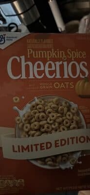 Pumpkin Spice Cheerios Cereal