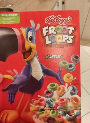 Kellogs Froot Loops Box