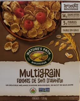 Multigrain Oat Bran Flakes Cereal