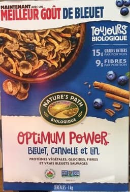 Optimum Power Blueberry Cinnamon Flax Cereal