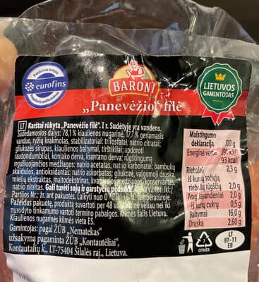 Hot Smoked Panevėžys Fillet