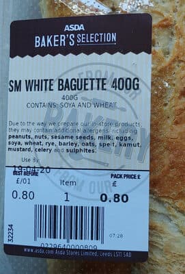 Sm White Baguette