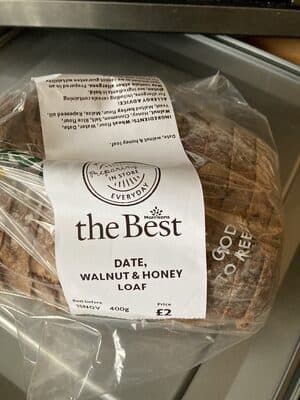 Date, Walnut & Honey Loaf