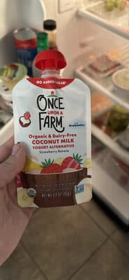 Organic & Dairy-Free Coconut Milk Yogurt Alternative Strawberry Banana