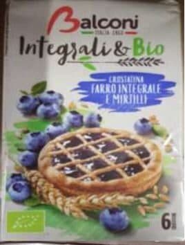 Crostatina Farro Integrale E Mirtilli