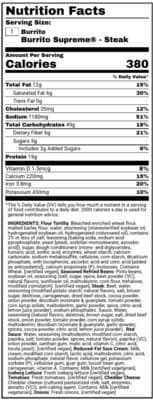 Steak Burrito Supreme