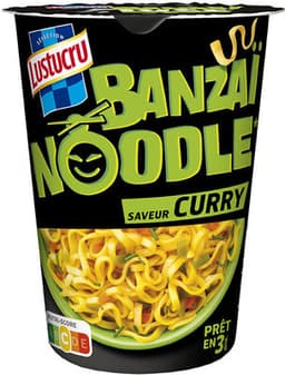 Lustucru Banzaï Noodle Saveur Curry