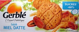 Sablé Miel Datte Gerblé