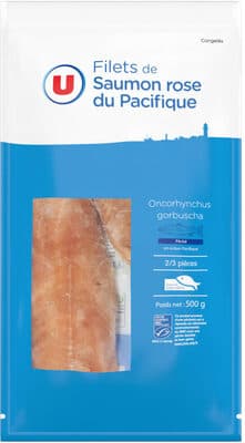 Filets De Saumon Rose Sauvage Du Pacifique 500G