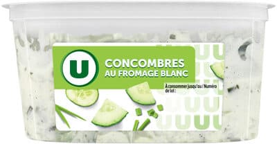 Salade De Concombre, Fromage Frais Et Ciboulette 300G