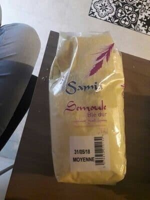 1Kg Semoule De Ble Moyenne Samia