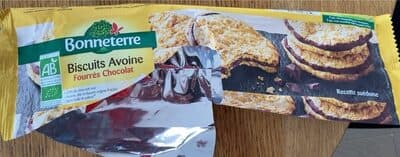 Biscuits Avoine Fourrés Chocolat