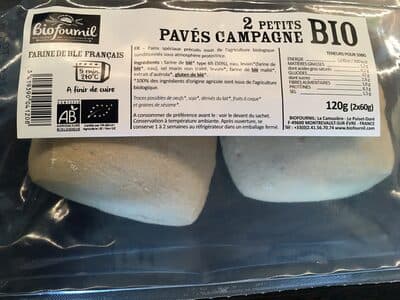 2 Petits Pavé Campagne Bio