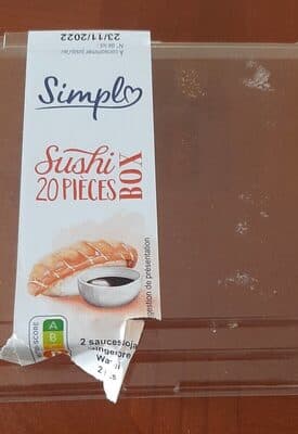 Sushi Box 20 Pièces