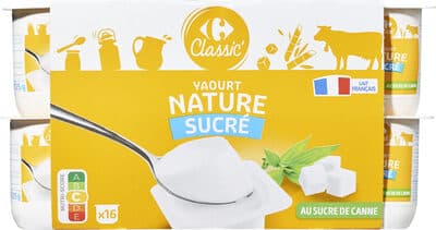 Yaourt Nature Sucré
