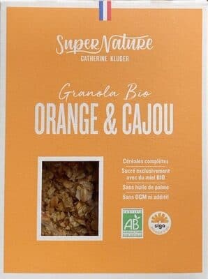 Granola Bio Orange & Noix De Cajou