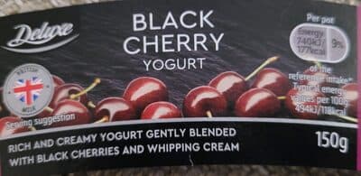 Deluxe Black Cherry Yoghurt