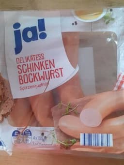 Delikatess Schinken Bockwurst
