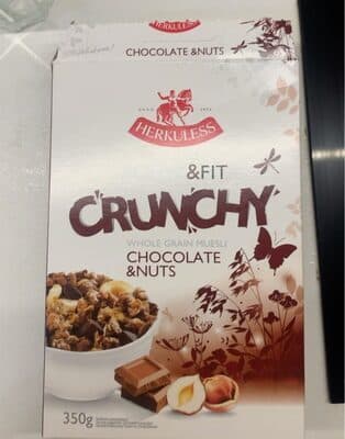 Crunchy Whole Grain Muesli Chocokate & Nuts