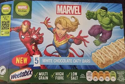 White Chocolate Oaty Bars