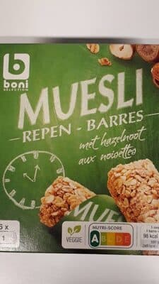 Muesli Barre Aux Noisettes