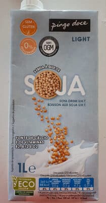 Bebida À Base De Soja -37% De Açúcares***