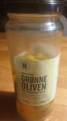 Grønne Oliven Med Peberfrugtpasta