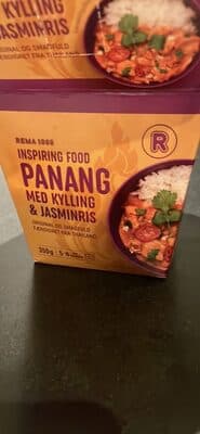 Panang Med Kylling Og Jasminris