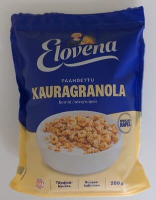Paahdettu Kauragranola