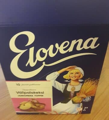 Elovena Uuniomena-Toffee Välipalakeksi