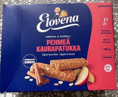 Pehmeä Kaurapatukka Omena & Kaneli