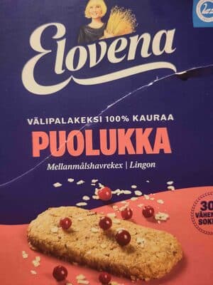 Välipalakeksi Puolukka