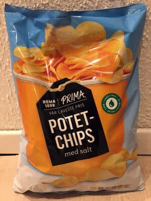 Potetchips Med Salt