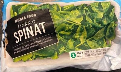 Hakket Spinat