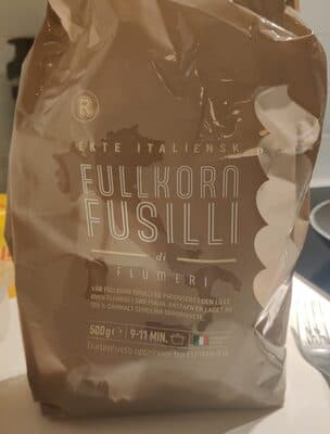 Fullkorn Fusilli