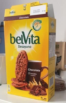 Galleta Belvita 5 Cereales Integrales Choco