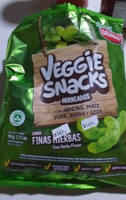 Vege Snack Horneados Sabor Finas Hierbas Marca Granix