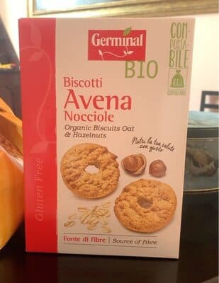 Biscotti Avena Nocciole Organic Buscuits Oat & Hazenlnuts