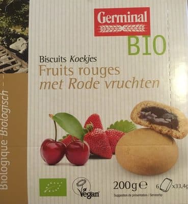 Biscuit Fourré Fruits Rouges