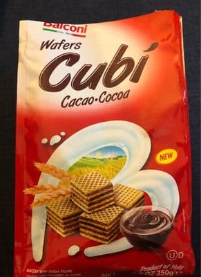 Balconi Cubi Chocolate Wafer