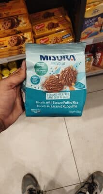 Biscuits Au Cacao Et Riz Soufflé