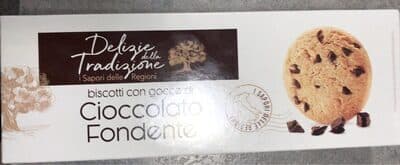 Biscotti Con Gocce Di Cioccolato Fondente