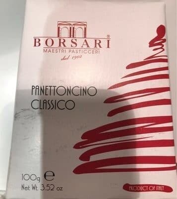 Borsari Mini Panettone Classico Gr. 100