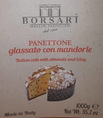 Panettone Glassato Con Mandorle