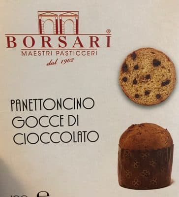 Borsari Mini Panettone Gocce Cioc. Gr. 100