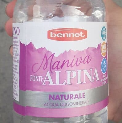 Acqua Minerale Naturale Maniva Fonte Alpina