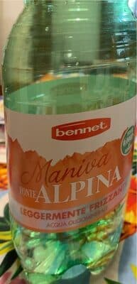 Acqua Minerale Leggerne Frizzante Maniva Fonte Alpina
